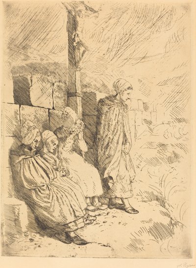 Fischerfrauen von Alphonse Legros