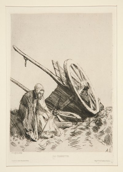 La Charette von Alphonse Legros