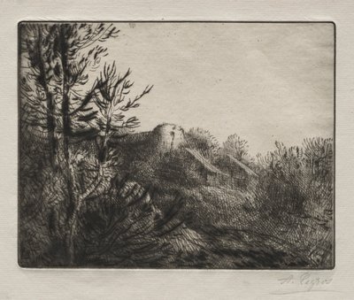 Der Bauernhof von Valoux von Alphonse Legros