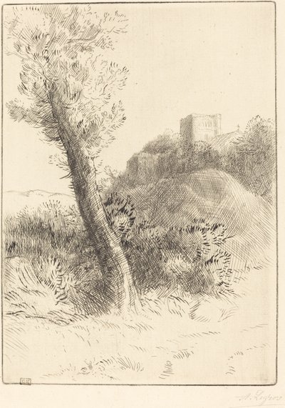 Landschaft (Paysage) von Alphonse Legros