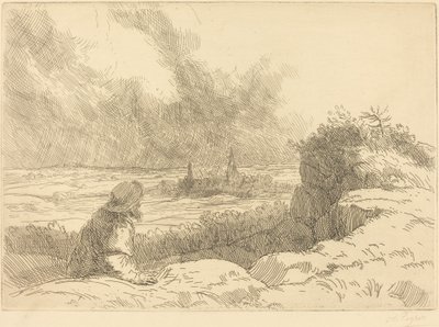 Landschaft von Alphonse Legros