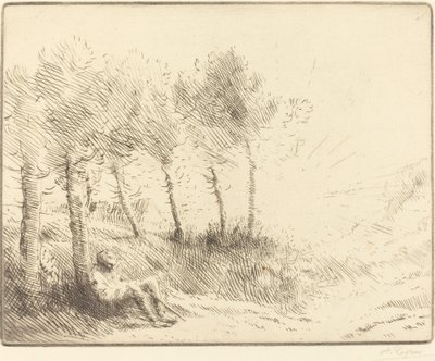 Landschaft von Alphonse Legros