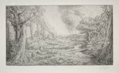 Landschaft von Alphonse Legros