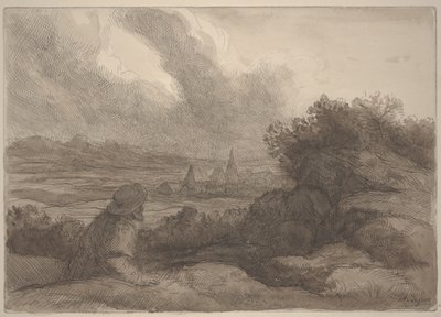 Landschaft von Alphonse Legros