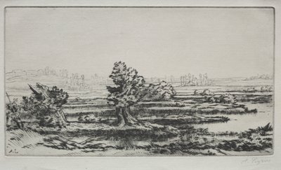 Landschaft von Alphonse Legros