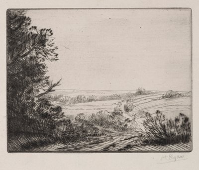 Landschaft von Alphonse Legros