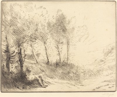 Landschaft von Alphonse Legros
