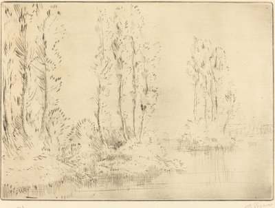 Landschaft von Alphonse Legros