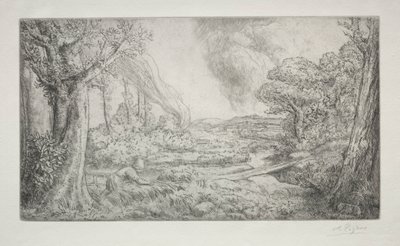 Landschaft von Alphonse Legros