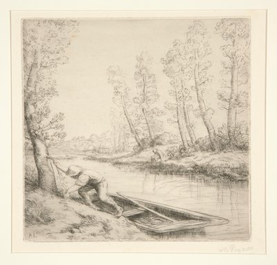 Le Matin sur la Riviere von Alphonse Legros