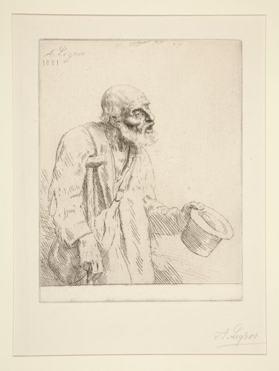 Der Bettler von Alphonse Legros