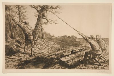 Die Holzfäller von Alphonse Legros