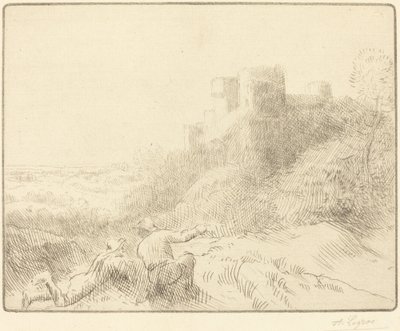 Altes Schloss (Un vieux chateau) von Alphonse Legros