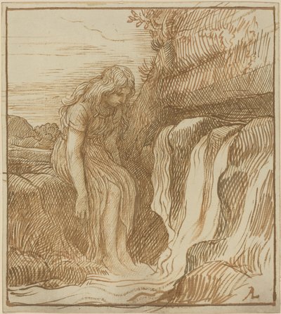 Bauer an der Quelle von Alphonse Legros