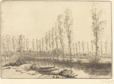 Pappeln bei Amiens von Alphonse Legros