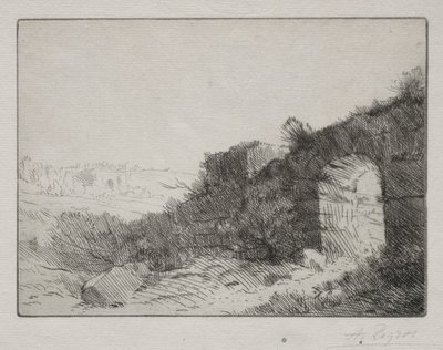 Römische Ruinen von Alphonse Legros