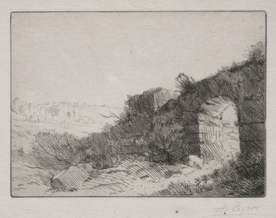 Römische Ruinen von Alphonse Legros