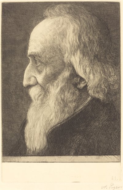 Selbstporträt, 13. Platte, 1906 von Alphonse Legros