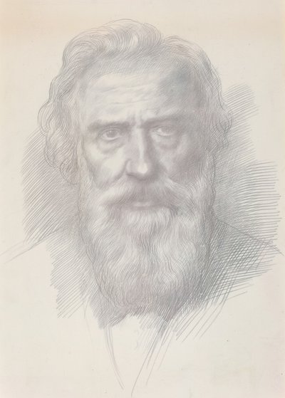 Selbstporträt, ca. 1895 von Alphonse Legros