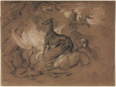 Tierstudien von Alphonse Legros