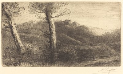 Sonnenuntergang von Alphonse Legros