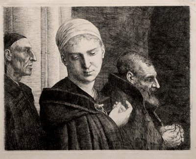 Die Taufe von Alphonse Legros