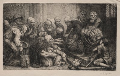 Die Bettler von Brügge von Alphonse Legros