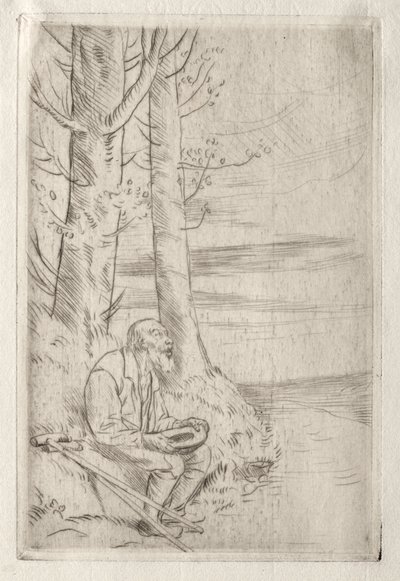 Der blinde Bettler von Alphonse Legros