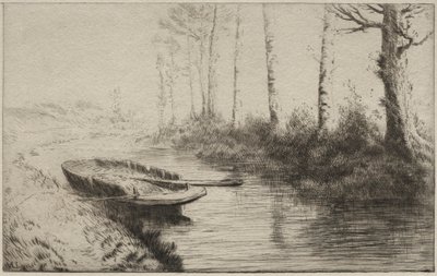 Der Kanal, Morgen von Alphonse Legros