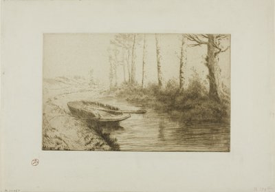 Der Kanal: Morgen von Alphonse Legros