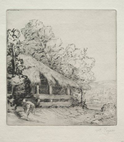 Der kleine Schuppen von Alphonse Legros