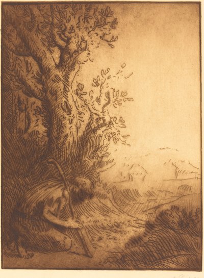 Der verlorene Sohn, 4. Tafel von Alphonse Legros