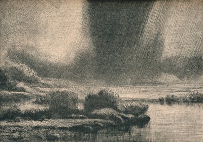 Der Sturm, um 1890 von Alphonse Legros