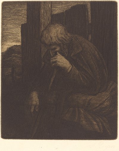 Denker (Le penseur) von Alphonse Legros
