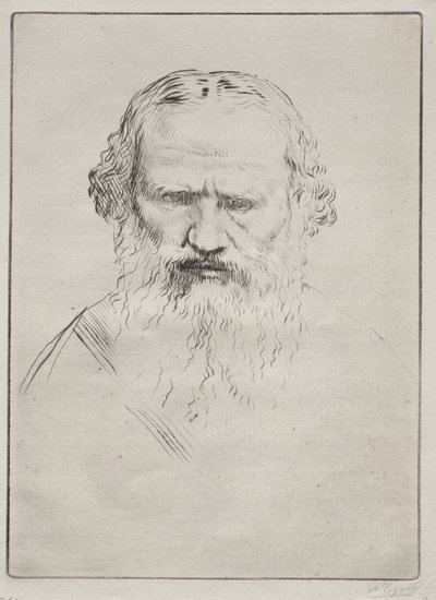 Tolstoi von Alphonse Legros