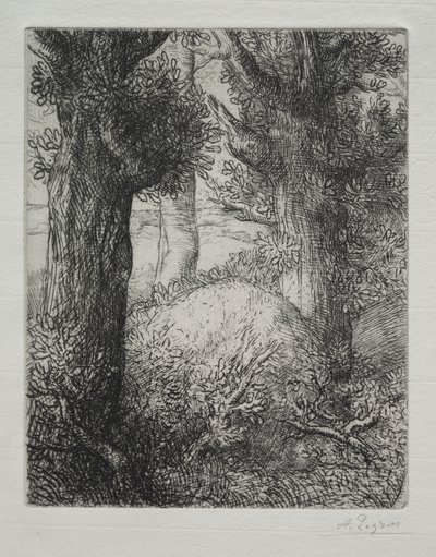 Gallischer Grabhügel von Alphonse Legros