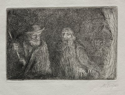 Zwei Schäfer von Alphonse Legros