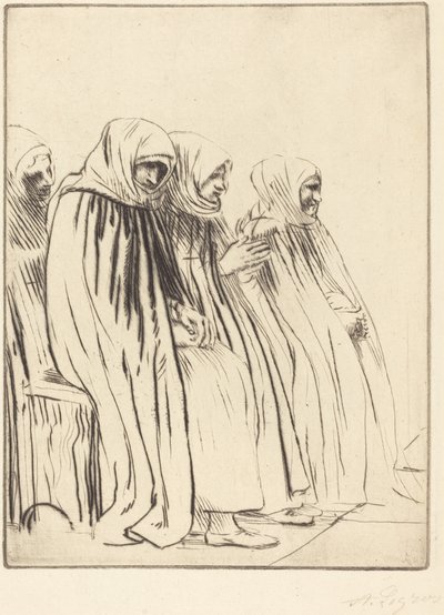 Frauen von Brüssel von Alphonse Legros