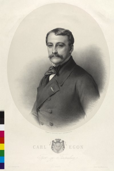 Carl Egon Prinz von Fürstenberg von Alphonse Leon Noel