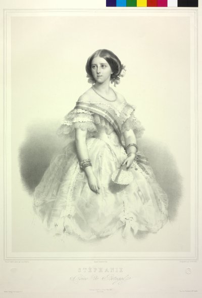 Stephanie Friederike von Hohenzollern-Sigmaringen von Alphonse Leon Noel