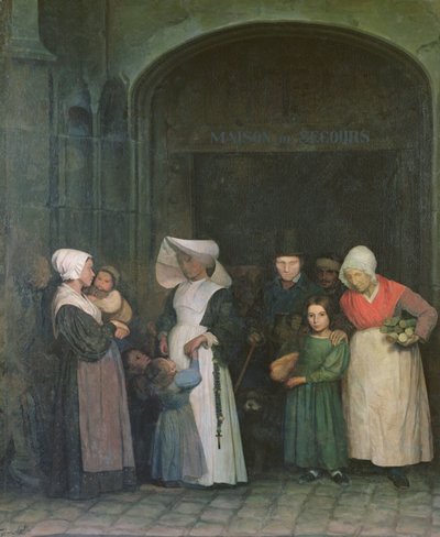 Das Haus der Zuflucht, ca. 1840 von Alphonse Louis Pierre Trimolet