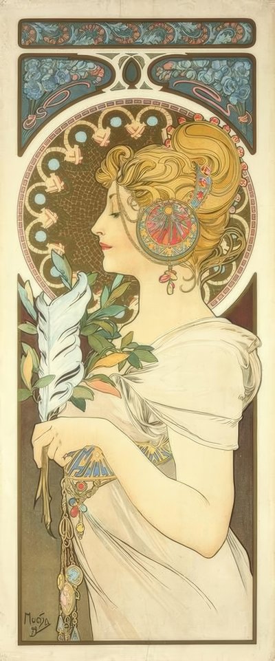 Feder von Alphonse Mucha