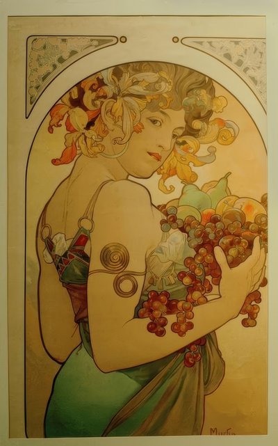 Früchte von Alphonse Mucha