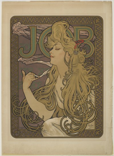 Hiob, 1896 von Alphonse Mucha