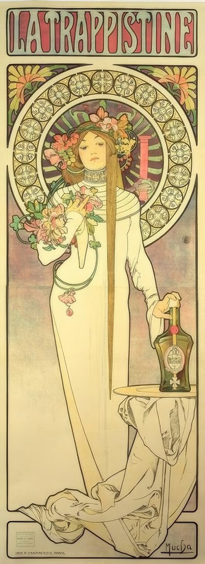 La Trappistine von Alphonse Mucha