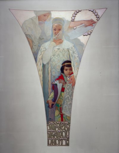 Mütterliche Weisheit – Eliska Premyslovna von Alphonse Mucha
