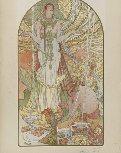 Salammbô von Alphonse Mucha