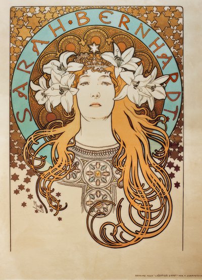 Sarah Bernhardt von Alphonse Mucha