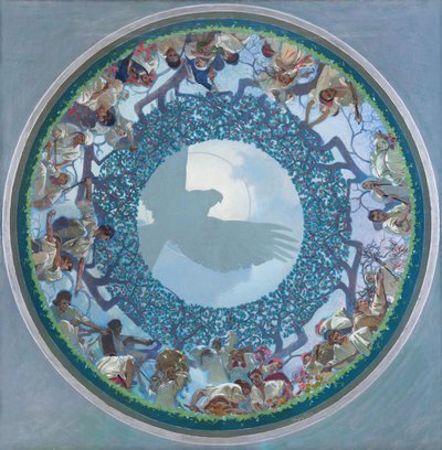 Die slawische Einheit, 1910-1911 von Alphonse Mucha