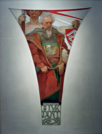 Unnachgiebigkeit – Jan Roháč von Dubá von Alphonse Mucha